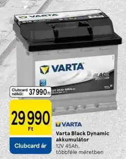Tesco Varta Black Dynamic akkumulátor ajánlat