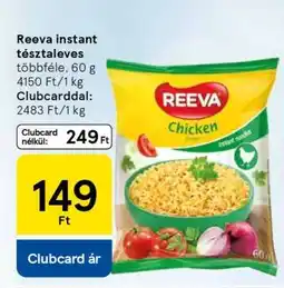 Tesco Reeva instant tésztaleves ajánlat