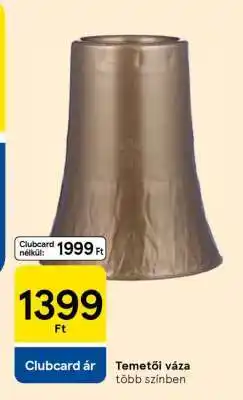 Tesco Temetői váza ajánlat