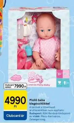 Tesco Pisilő baba kiegészítőkkel ajánlat