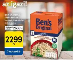 Tesco Ben's Original főzőtasakos hosszúszemű rizs ajánlat