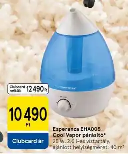 Tesco Esperanza EHA005 Cool Vapor párologtató ajánlat