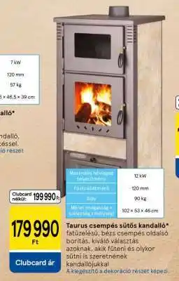 Tesco Taurus csempés sütős kandalló ajánlat