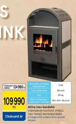 Tesco Atina íves kandalló ajánlat