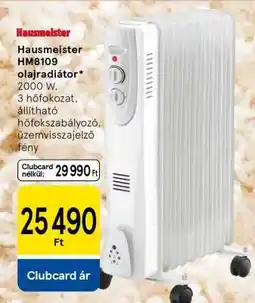 Tesco Hausmeister HM8109 olajradiátor ajánlat