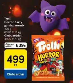 Tesco Trolli Horror Party gumicukormix ajánlat