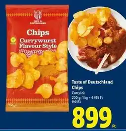 Lidl Taste of Deutschland Chips ajánlat
