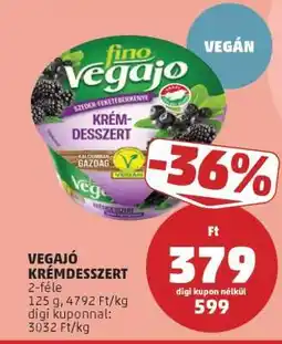 PENNY VEGAJÓ KRÉMDESSZERT ajánlat