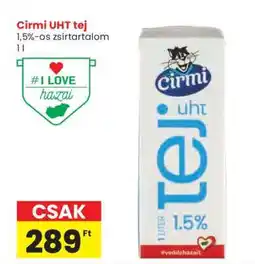 Spar Cirmi UHT tej ajánlat