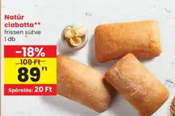 Spar Natúr ciabatta ajánlat