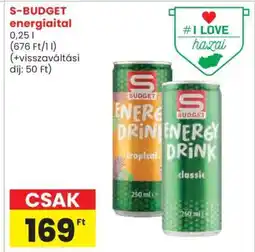 Spar S-BUDGET energiaital ajánlat