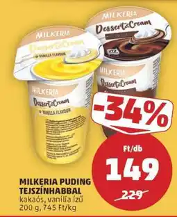PENNY Milkeria Puding Tejszínhabbal ajánlat