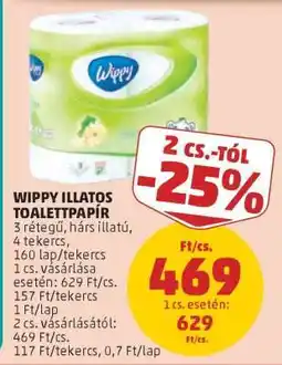 PENNY Wippy Illatos Toalettpapír ajánlat