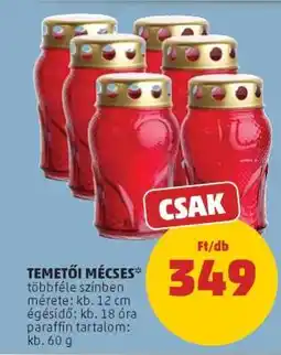 PENNY Temetői mécses ajánlat