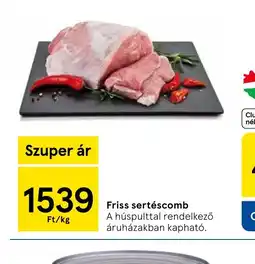 Tesco Friss sertéscomb ajánlat