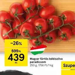 Tesco Magyar fürtös bébiszilva paradicsom ajánlat