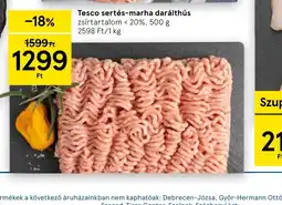 Tesco Tesco sertés-marha darálthús ajánlat
