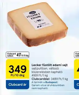 Tesco Lecker füstölt edami sajt ajánlat