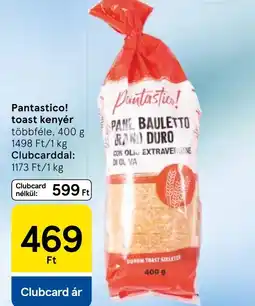 Tesco Pantastico! toast kenyér ajánlat
