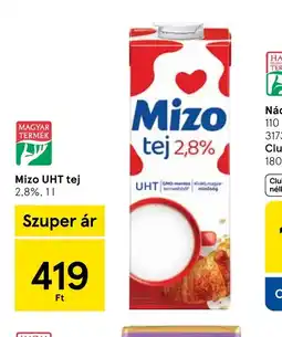 Tesco Mizo UHT tej ajánlat