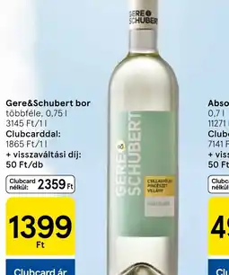 Tesco Gere 50 Ft/dbSchubert bor ajánlat