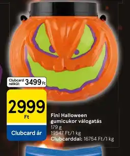 Tesco FINI Halloween gumicukor válogatás ajánlat