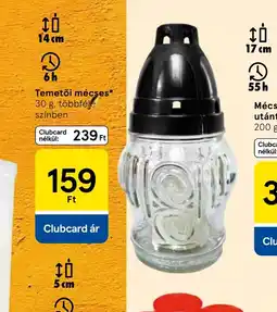 Tesco Temetői mécses ajánlat