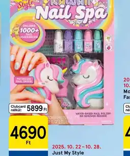 Tesco Just My Style KAWAII Nail Spa körömfestő szett ajánlat