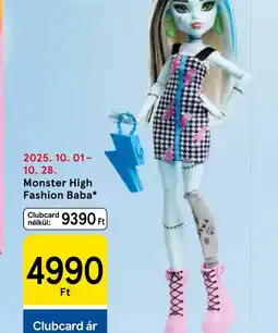 Tesco Monster High Fashion Baba ajánlat