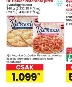 Spar Dr. Oetker Ristorante pizza ajánlat