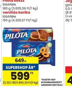 Spar Pilta vaníliás karika ajánlat