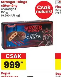 Spar Stranger Things sütemény ajánlat