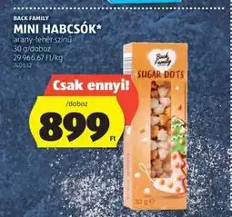 ALDI Back Family Mini Habcsók ajánlat
