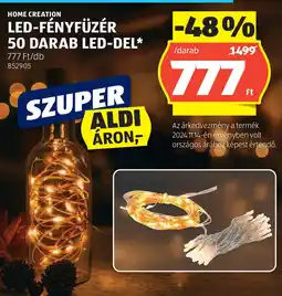 ALDI Home Creation Led-fényfüzér ajánlat