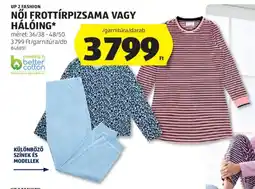 ALDI Up 2 fashion Női frottírpizsama vagy hálóing ajánlat