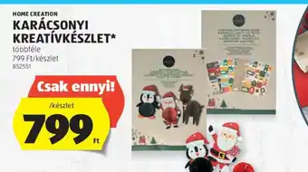 ALDI Home Creation Karácsonyi kreatívkészlet ajánlat