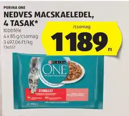 ALDI Purina One Nedves macskaeledel ajánlat