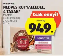 ALDI Purina one Nedves kutyaeledel, ajánlat