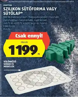 ALDI Crofton Szilikon sütőforma vagy sütőlap ajánlat