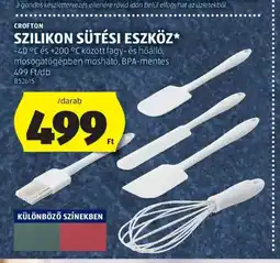 ALDI CroftonKÜLÖNBÖZŐ SZÍNEKBENS zilikon sütési eszköz ajánlat