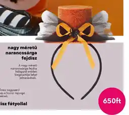 Pepco Nagy méretű narancssárga fejdísz ajánlat