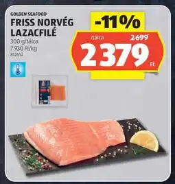 ALDI GOLDEN SEAFOOD Friss Norvég Lazacfilé ajánlat
