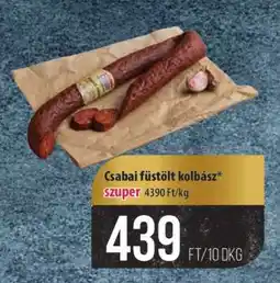 Coop Csabai füstölt kolbász ajánlat