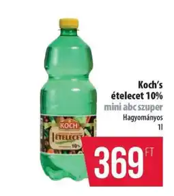 Coop Koch’s ételecet 10% ajánlat