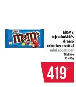 Coop M&M's tejcsokoládés dráge cukorbevonattal ajánlat