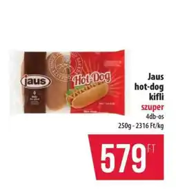 Coop Jaus Hot-dog kifli ajánlat