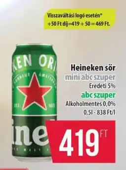 Coop Heineken sör ajánlat