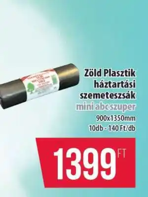 Coop Zöld Plasztik háztartási szemeteszsák ajánlat