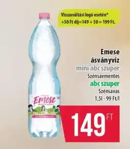 Coop Emese ásványvíz ajánlat