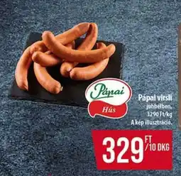 Coop Pápai virsli ajánlat